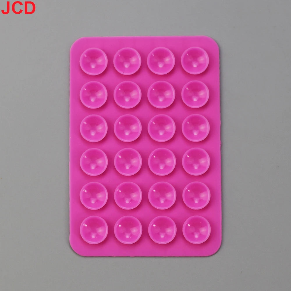 1Pcs Double Sided Silicone Suction Cup Mobile Phone Suction Cup with Adhesive Pad Silicone Pad Rubber Suction Cup ﻿