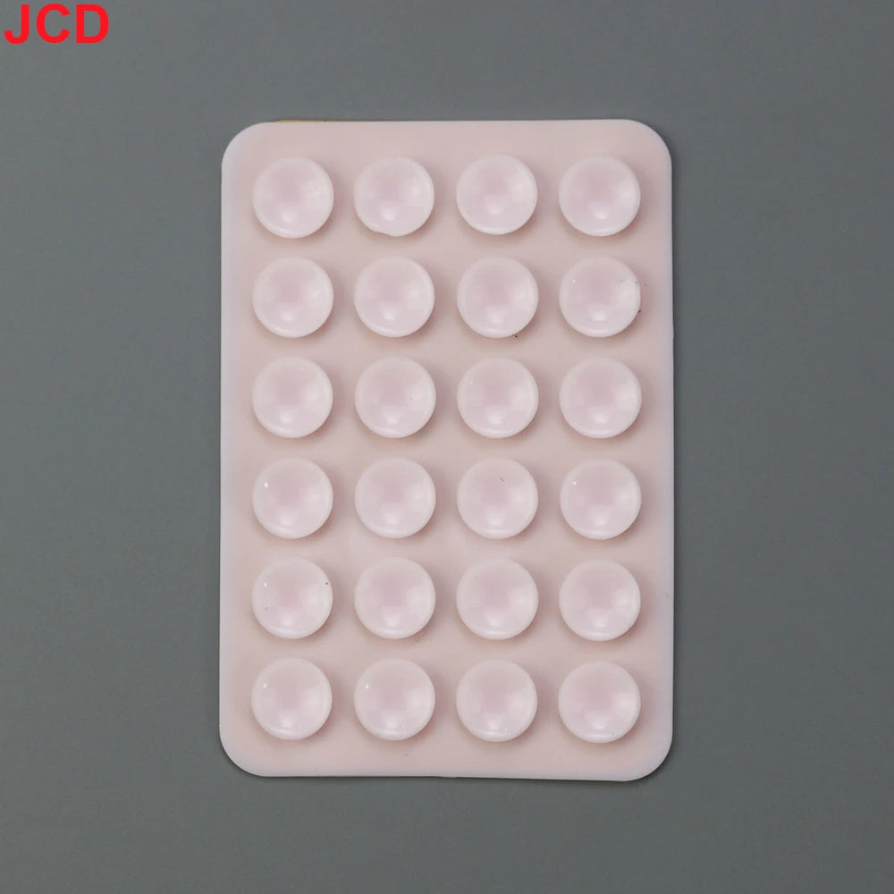 1Pcs Double Sided Silicone Suction Cup Mobile Phone Suction Cup with Adhesive Pad Silicone Pad Rubber Suction Cup ﻿