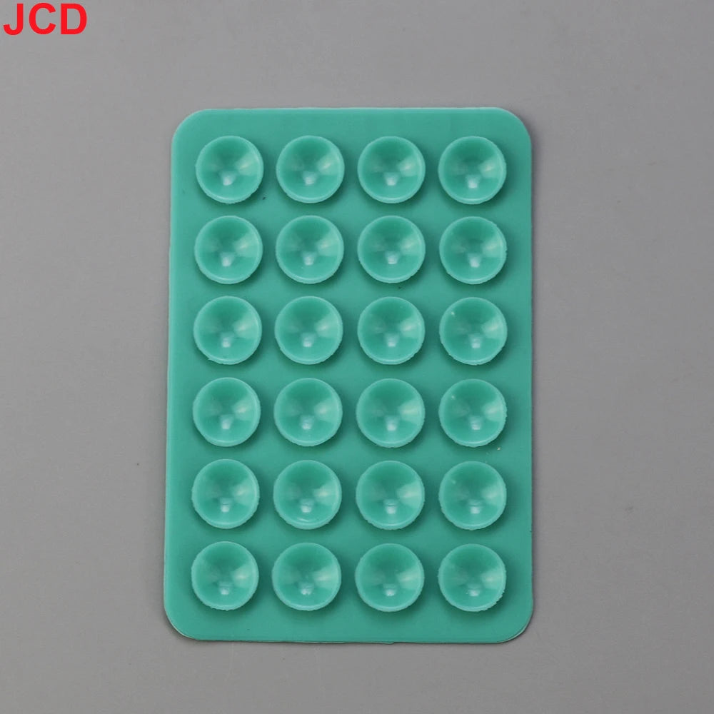 1Pcs Double Sided Silicone Suction Cup Mobile Phone Suction Cup with Adhesive Pad Silicone Pad Rubber Suction Cup ﻿