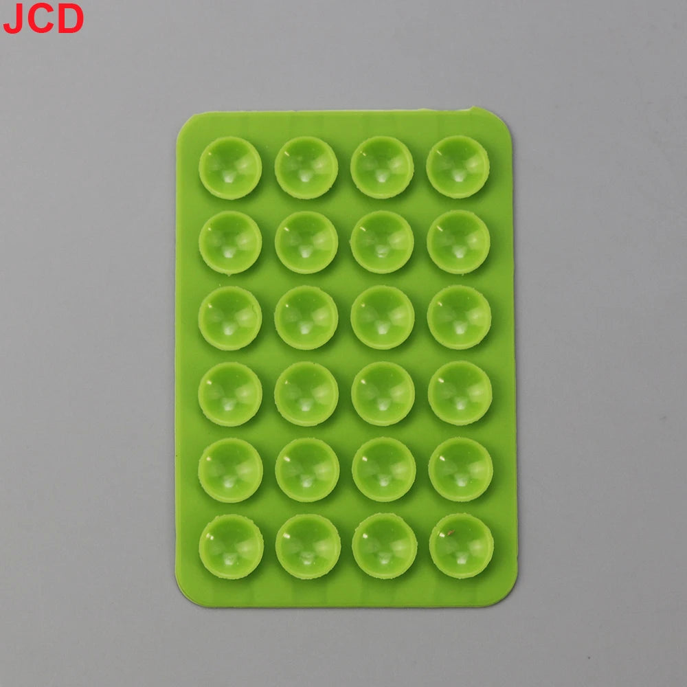 1Pcs Double Sided Silicone Suction Cup Mobile Phone Suction Cup with Adhesive Pad Silicone Pad Rubber Suction Cup ﻿