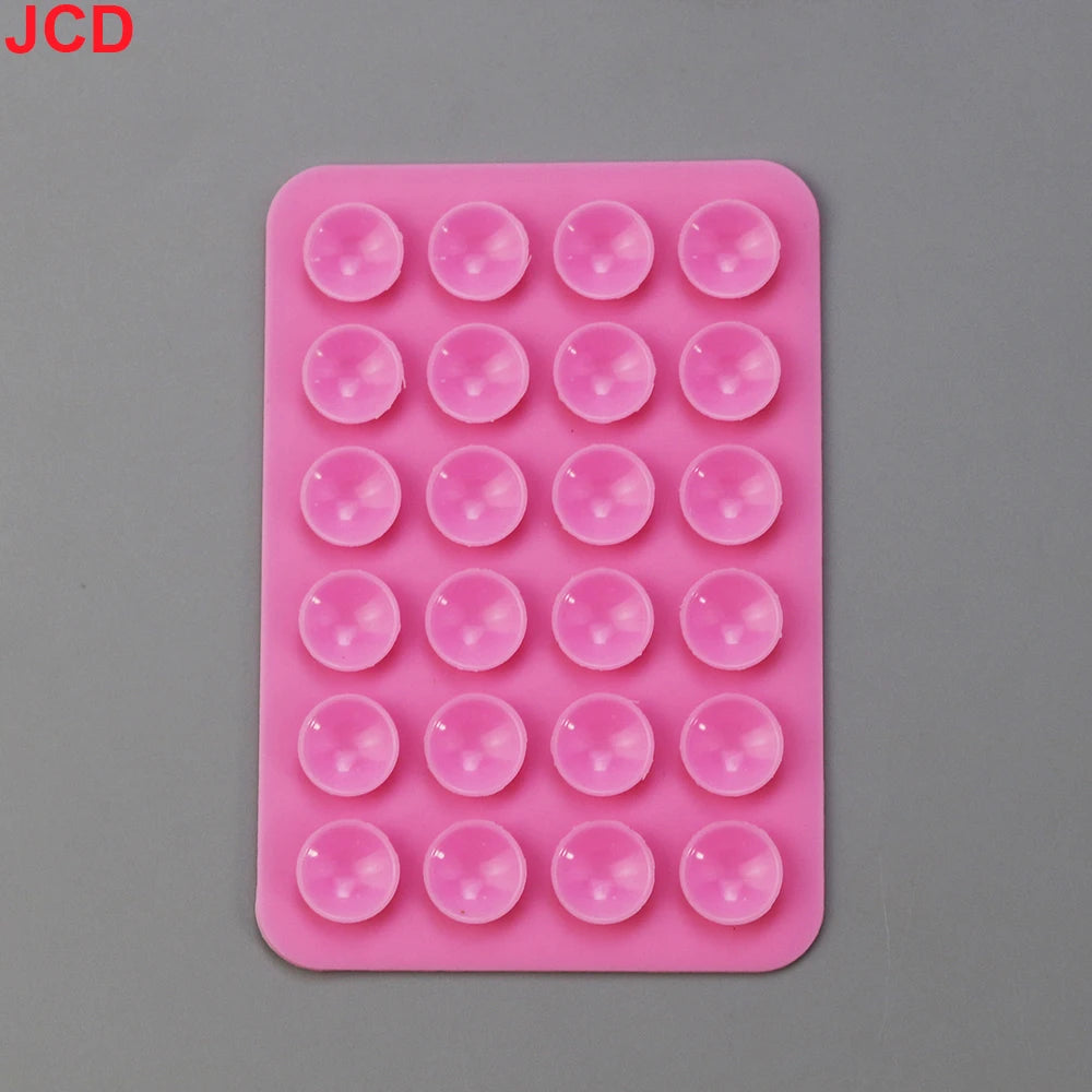 1Pcs Double Sided Silicone Suction Cup Mobile Phone Suction Cup with Adhesive Pad Silicone Pad Rubber Suction Cup ﻿