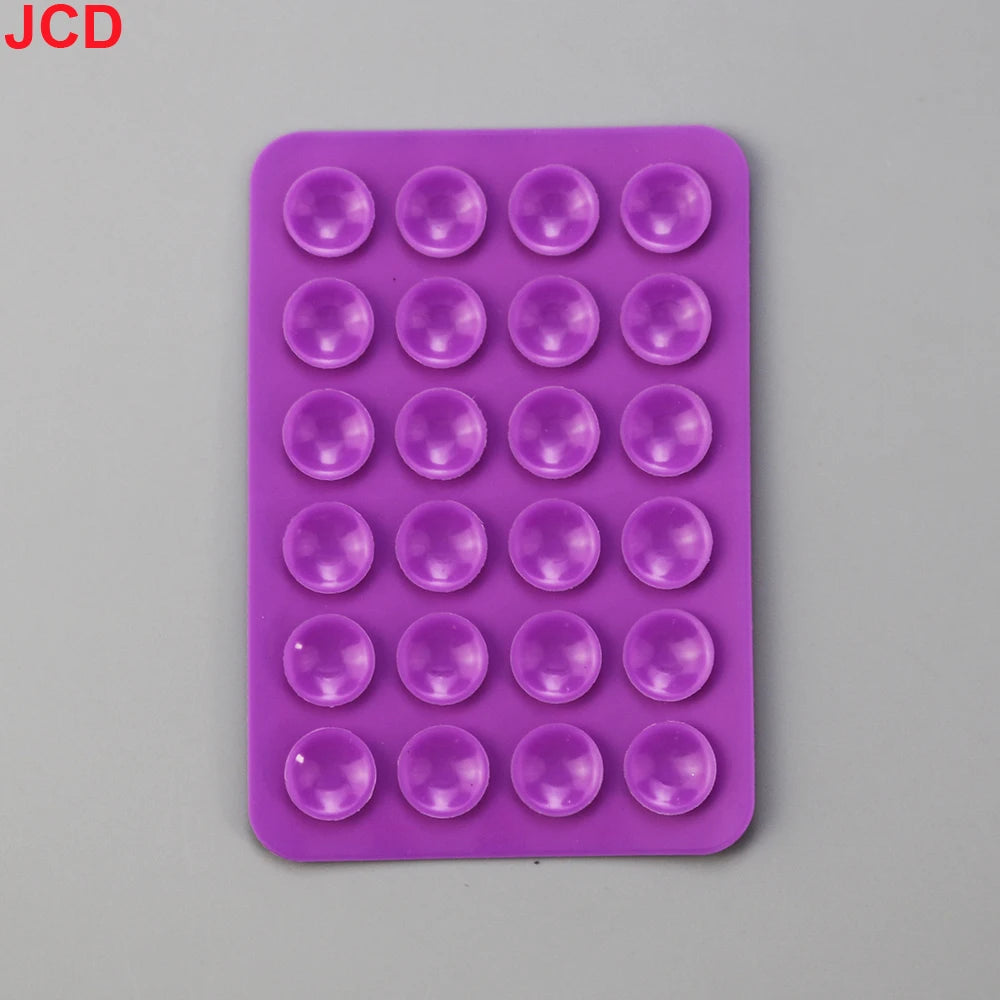 1Pcs Double Sided Silicone Suction Cup Mobile Phone Suction Cup with Adhesive Pad Silicone Pad Rubber Suction Cup ﻿