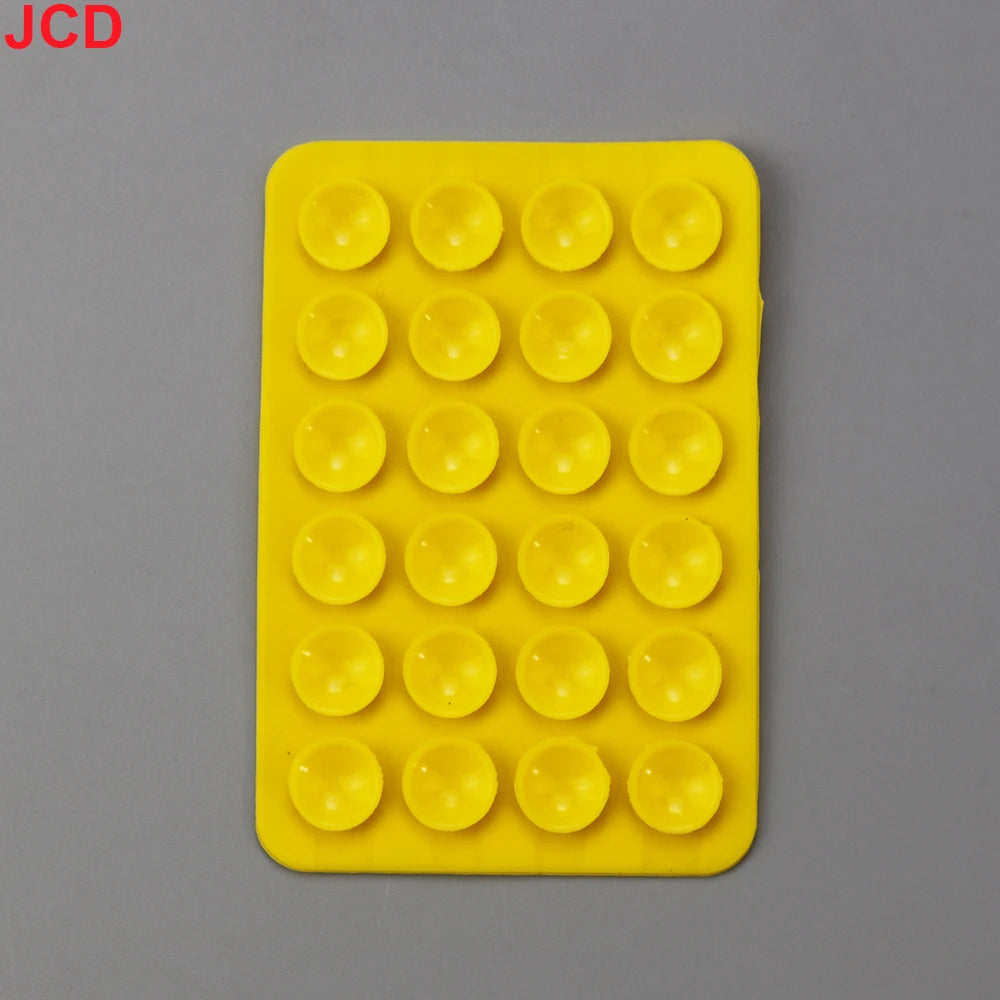 1Pcs Double Sided Silicone Suction Cup Mobile Phone Suction Cup with Adhesive Pad Silicone Pad Rubber Suction Cup ﻿